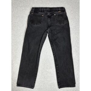 Wrangler Jeans 13MWZ Mens 36x30 Black Denim Classic‎ Western Pants